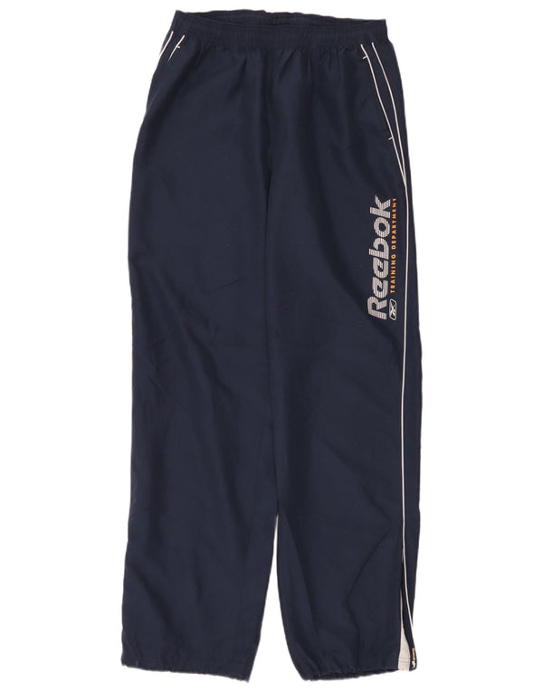Reebok Herre grafisk træningsdragt Bukser Large Navy Blue Polyester