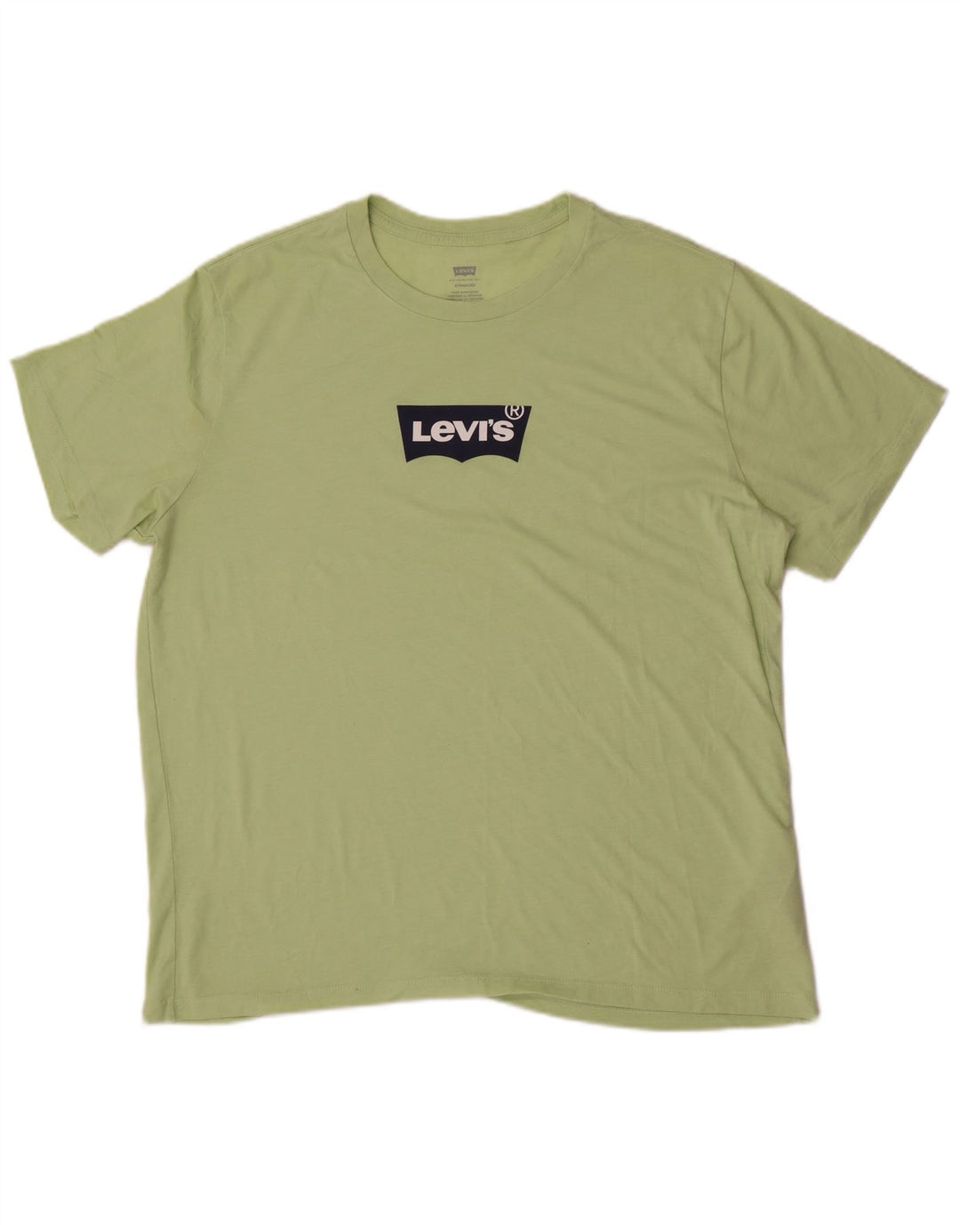Levi's Herre Standard Grafisk T-Shirt Top XL Grøn Polyester