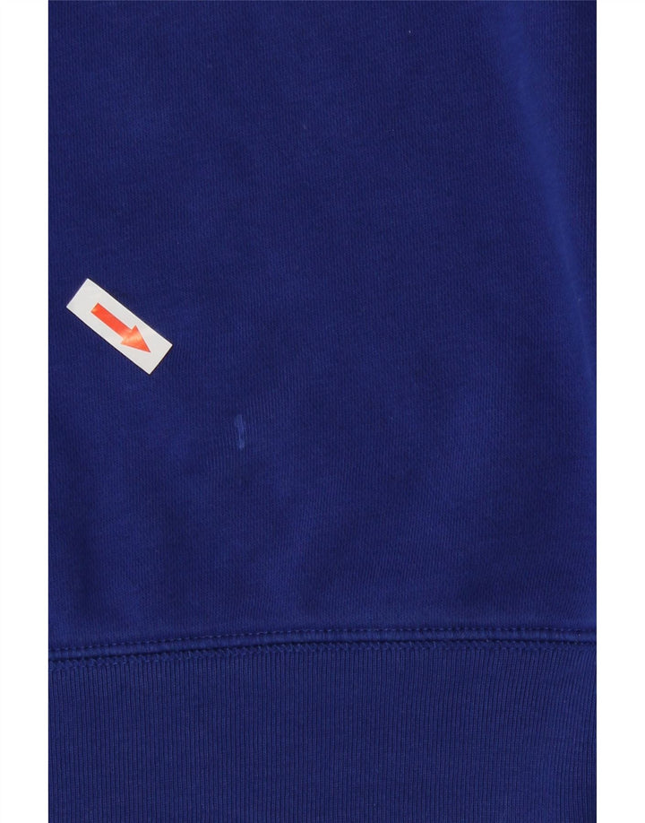 Gap Womens Grafisk Sweatshirt Jumper UK 10 Small Blue Cotton
