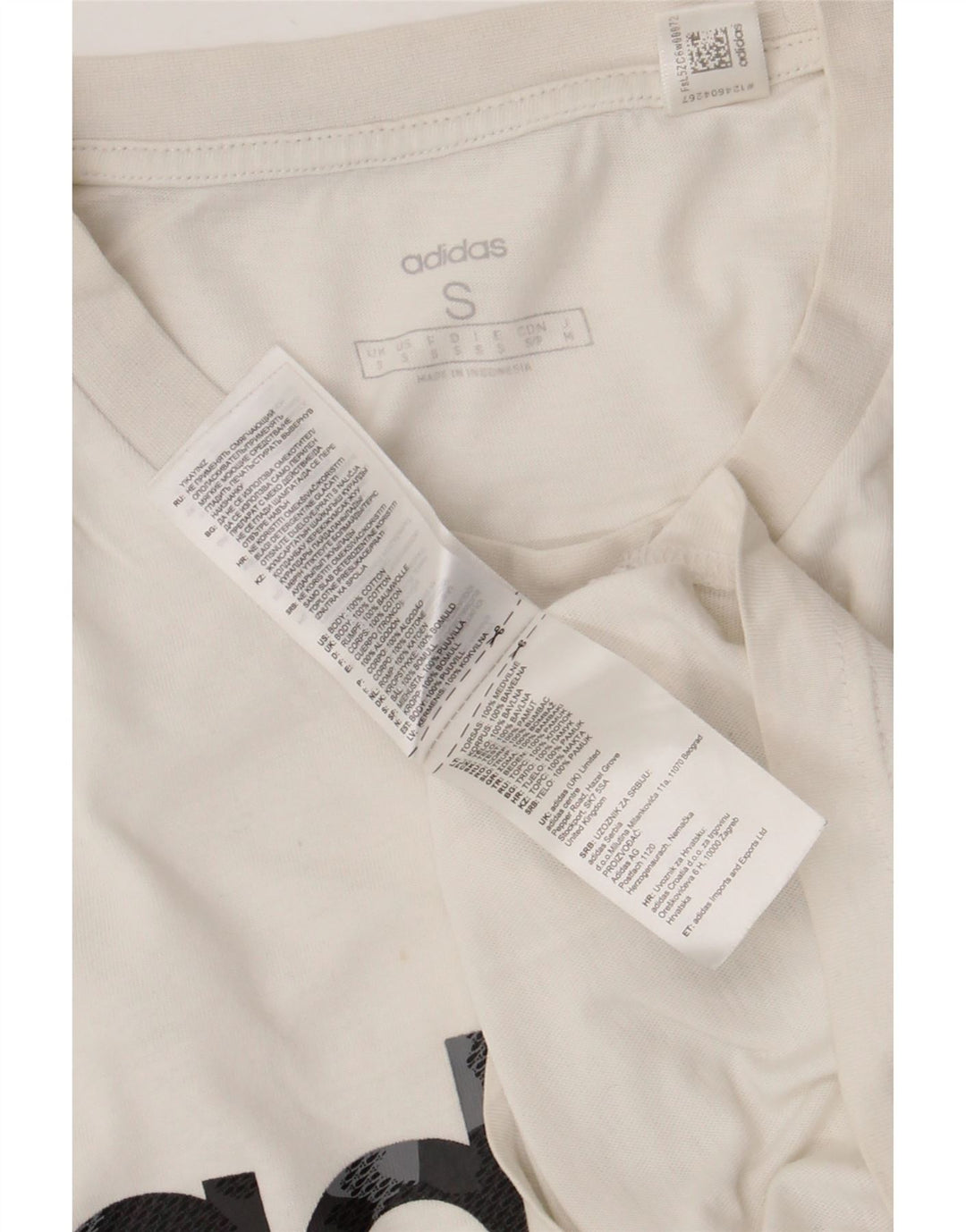 Adidas Herre grafisk T-shirt top lille hvid bomuld