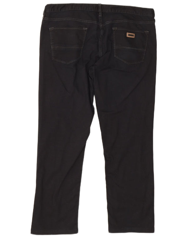Cerruti 1881 Straight Jeans til mænd W40 L29 sort bomuld