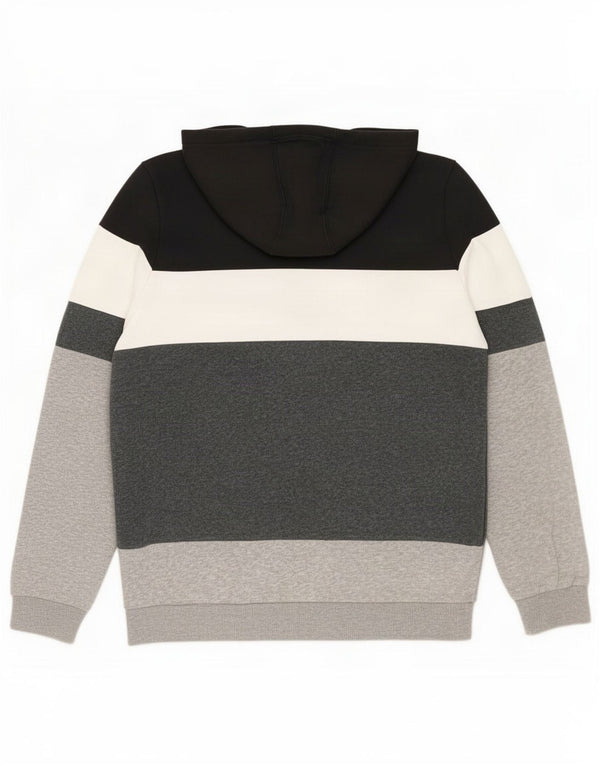 Adidas Grafisk hættetrøje til drenge 15-16 år Sort Colourblock Bomuld