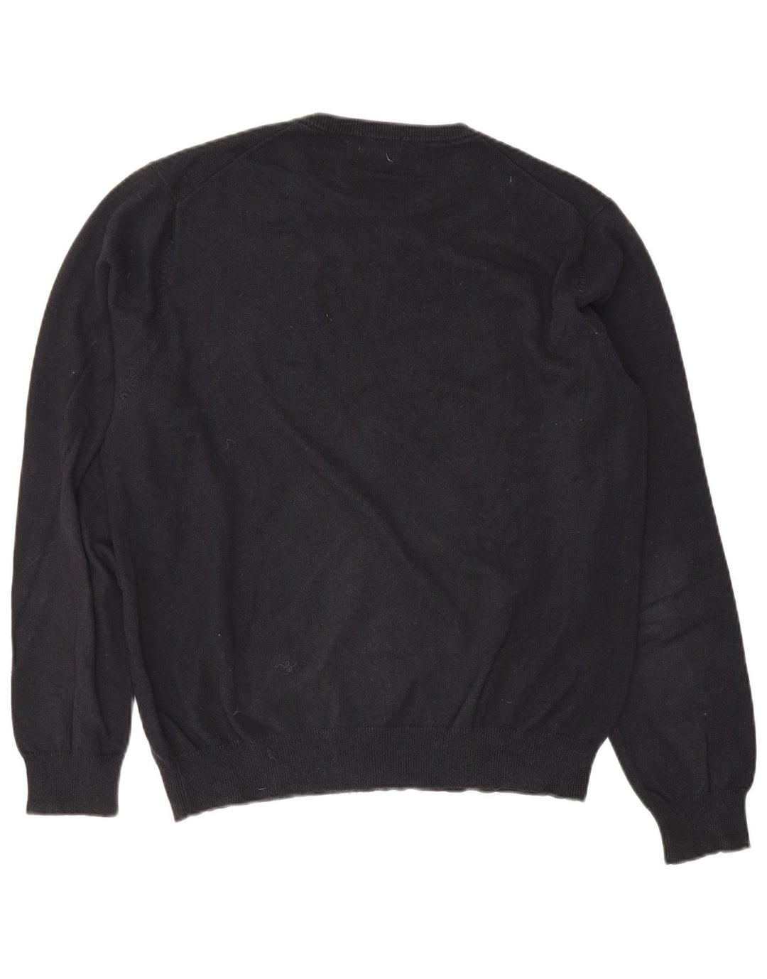 Sun68 Herre Crew Neck Jumper Sweater Stor sort bomuld