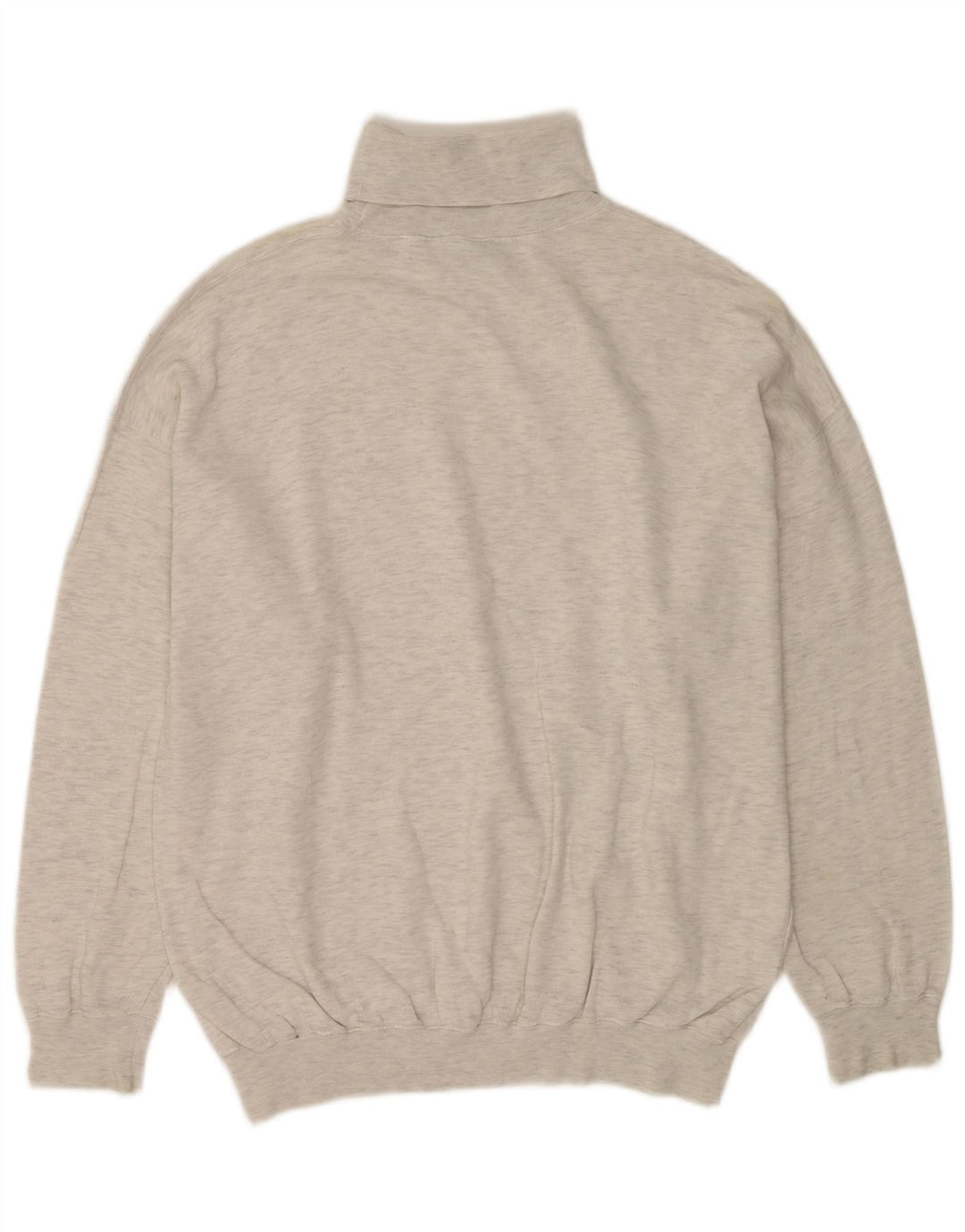 C & A Herre rullehals sweater stor grå flækket bomuld