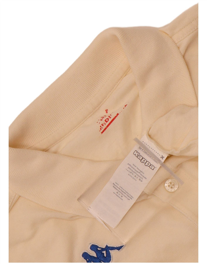 Kappa herre poloshirt Medium hvid bomuld