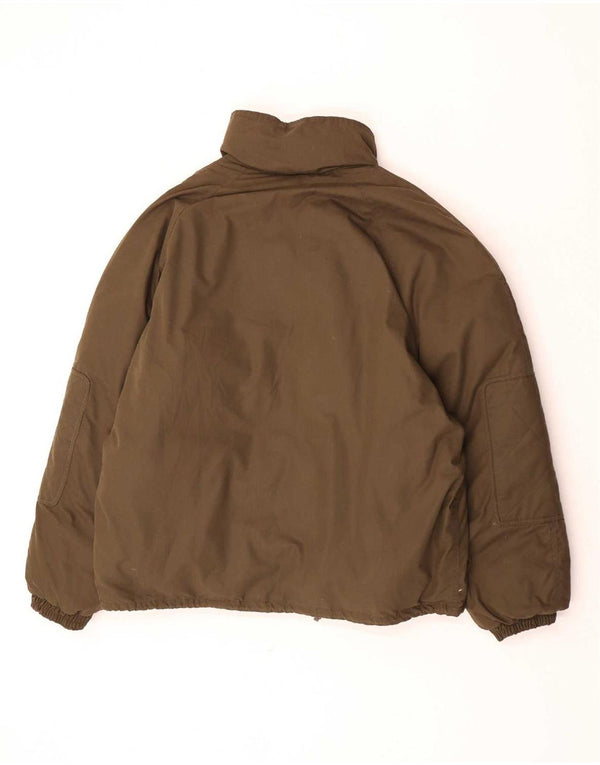 Vintage polstret herrejakke UK 42 XL Brun