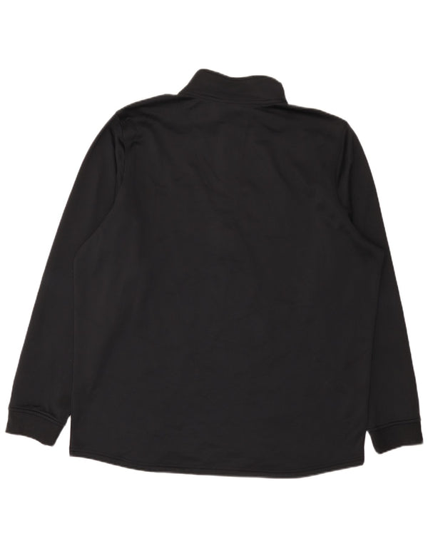 Under Armour Herre lynlåshals Regular Fit Top Langærmet XL Sort Sports