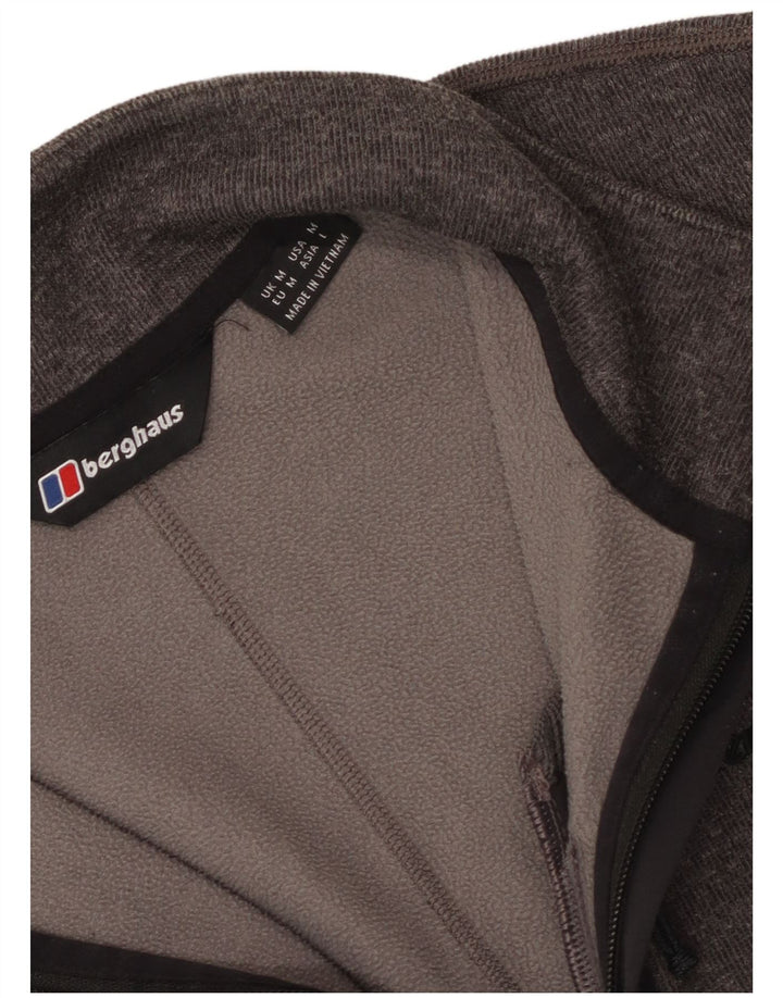 Berghaus Sweatshirt med lynlås til mænd mellem grå
