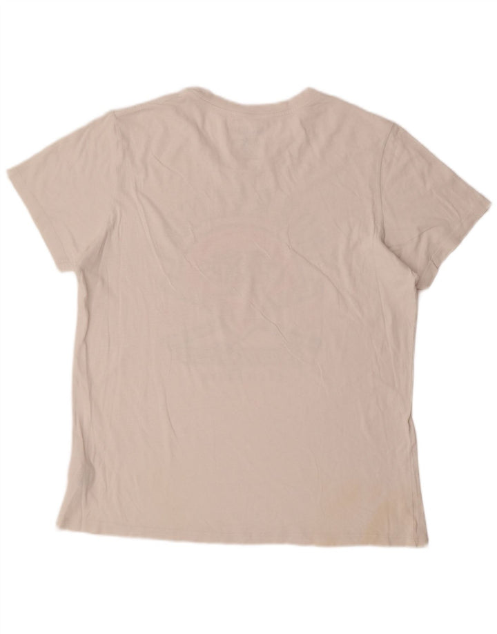 True Religion Herre grafisk T-shirt Top Stor hvid bomuld