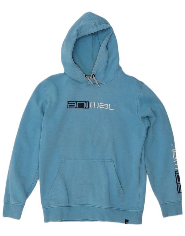 Animal Boys Grafisk Hoodie Jumper 13-14 år Blå Bomuld