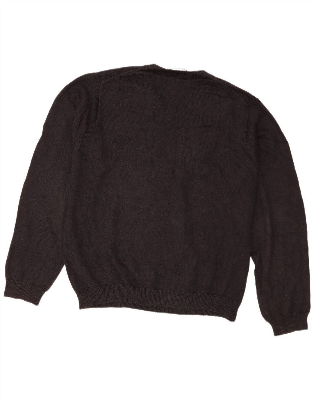 Eddie Bauer Herre Regular Fit V-hals sweater XL sort bomuld