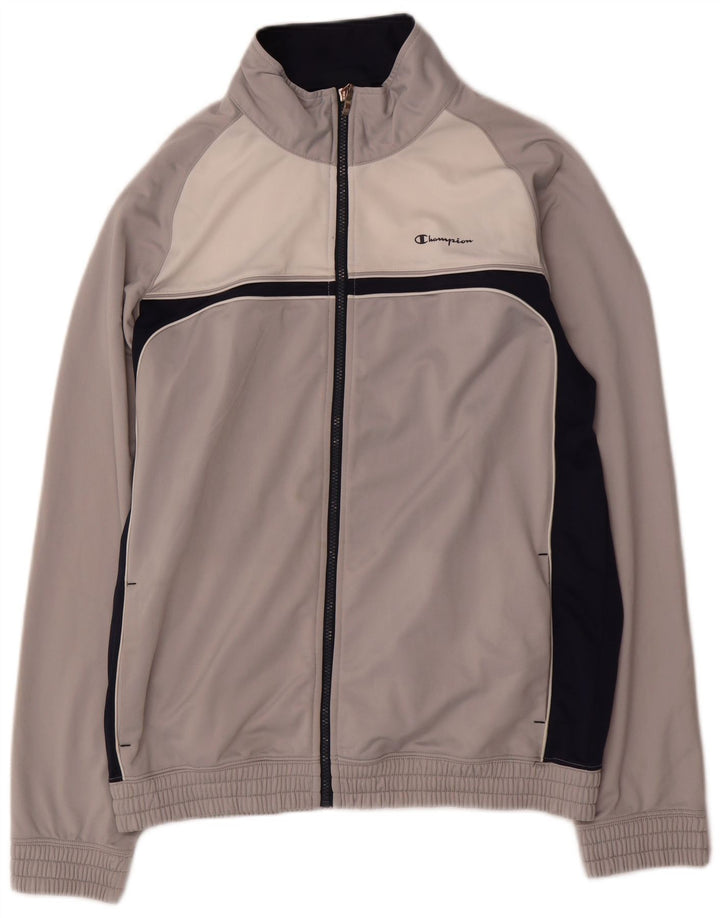 Champion Herre træningsdragt Topjakke XL Grå Colourblock