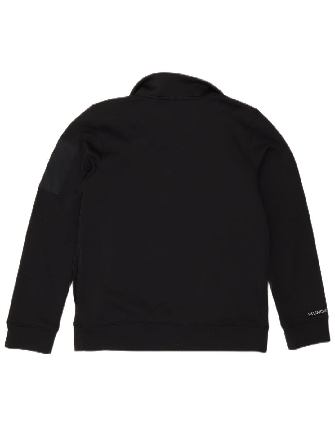 Under Armour Boys Zip Neck Sweatshirt Jumper 9-10 år Medium Sort