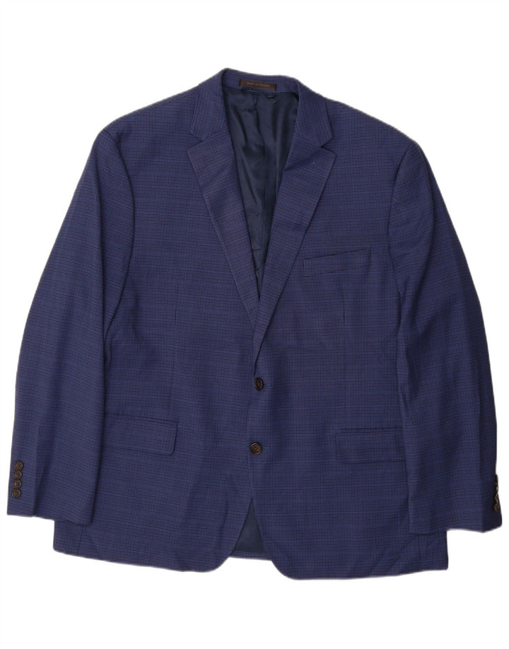 Ralph Lauren Herre 2-knaps blazerjakke UK 42 XL Blå Houndstooth