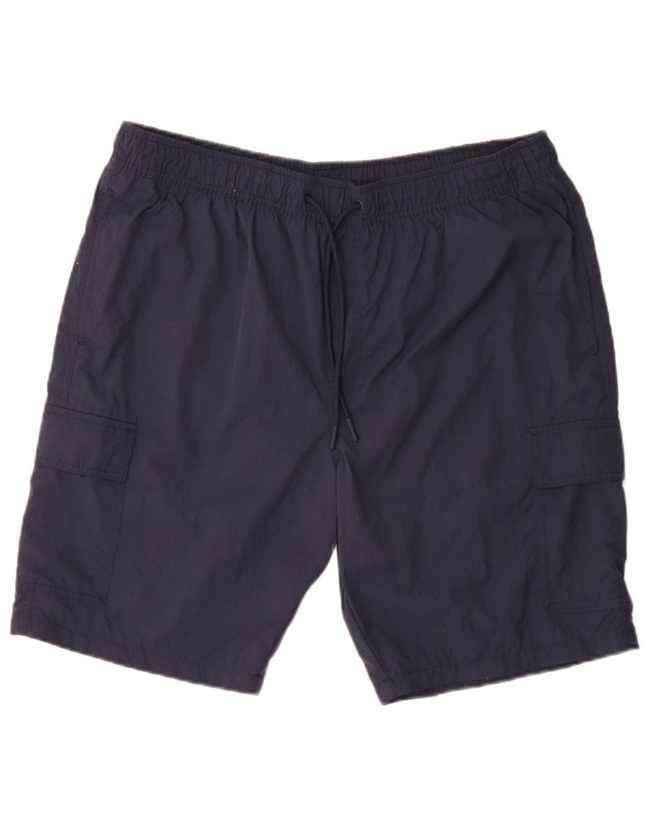 MARKS & SPENCER Badeshorts til mænd XL marineblå polyamid
