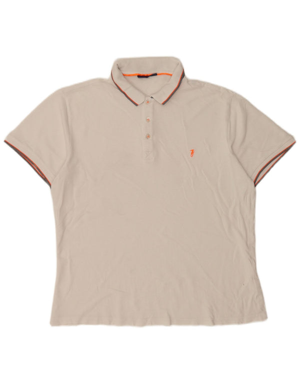 Trussardi Jeans Polo Shirt til mænd XL Hvid