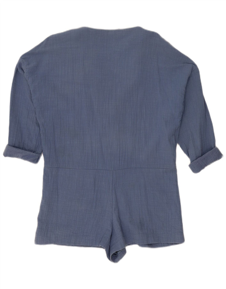 Zara Dame Oversized Playsuit UK 10 Small Blue