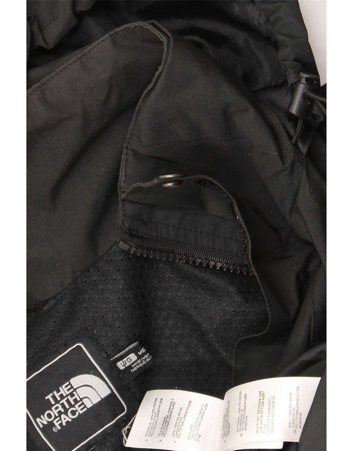 The North Face Regnjakke med hætte til mænd UK 40 Stor sort polyester