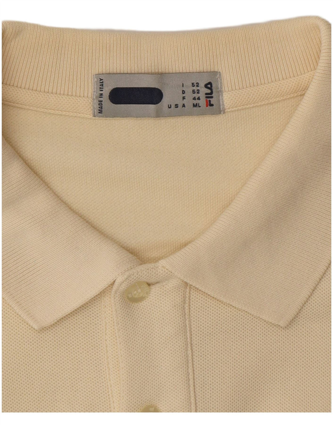 FILA Poloshirt til mænd IT 52 Stor Gul