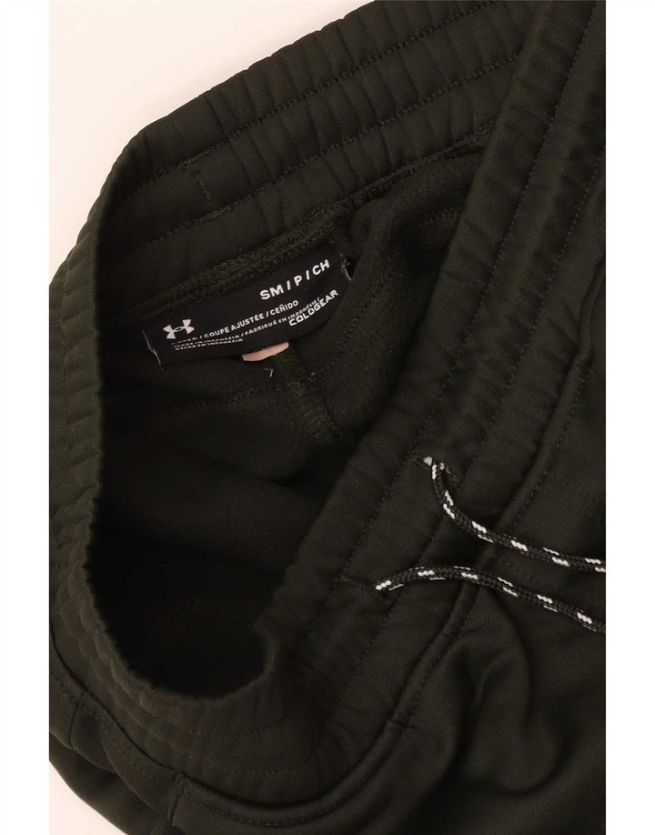 Under Armour Herre Cold Gear Træningsdragt Bukser Joggers Små Khaki