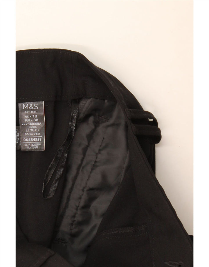 Marks & Spencer Pencil Nederdel til kvinder UK 10 Small W30 Black Polyester