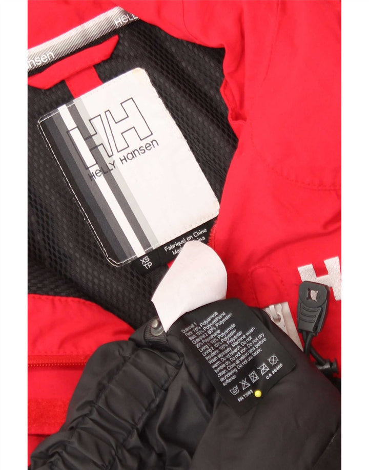 Helly Hansen Dame Skijakke UK 6 XS Rød Colourblock Polyester