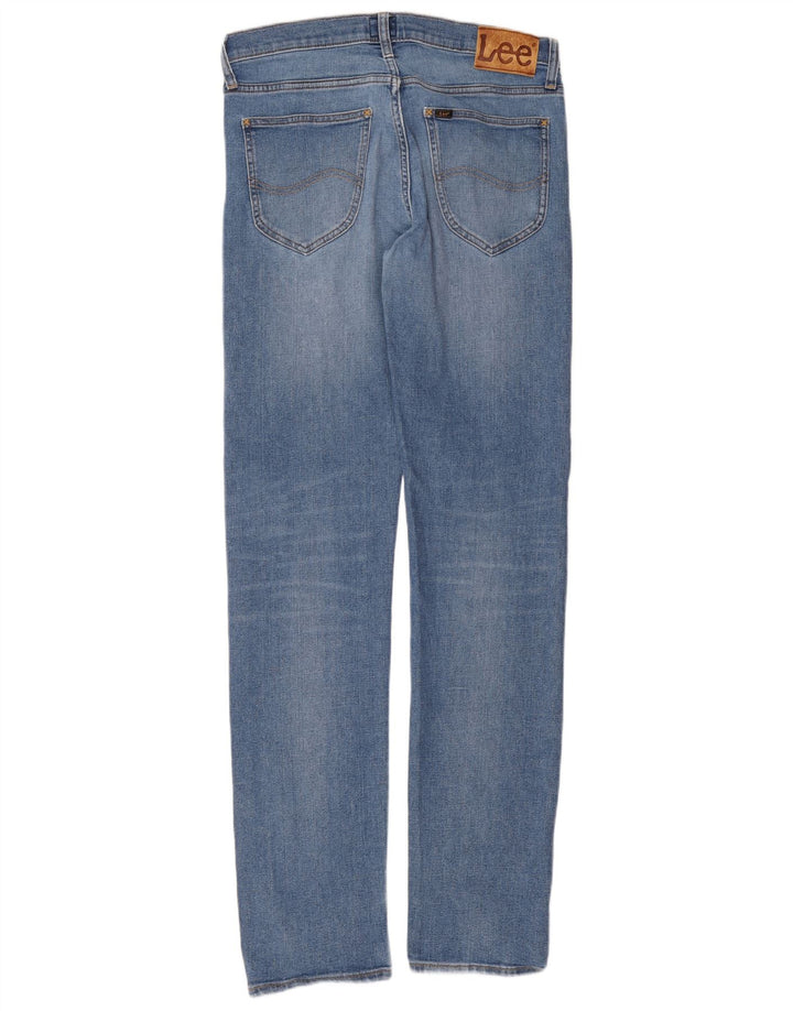 Lee Mens Daren Straight Jeans W32 L36 Blå Bomuld