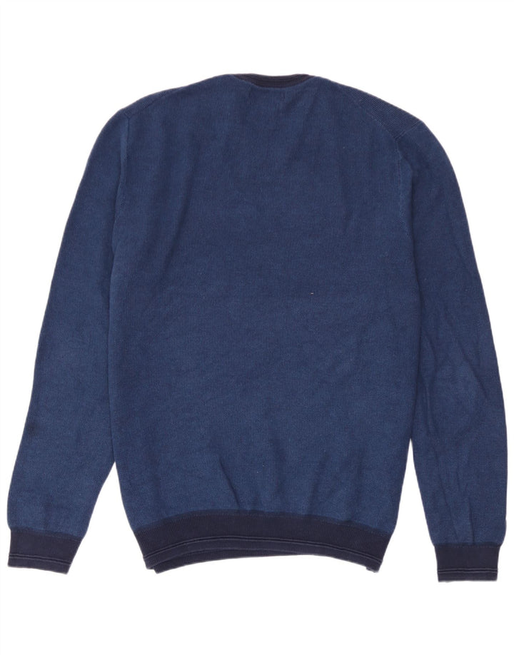 Marks & Spencer Herre sweater med rund hals XL blå bomuld