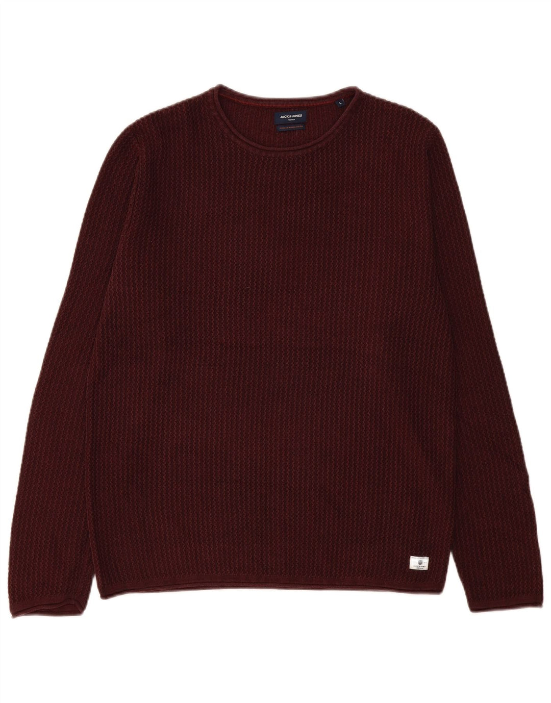 Jack & Jones Herre trøjetrøje med rund hals Stor Bourgogne