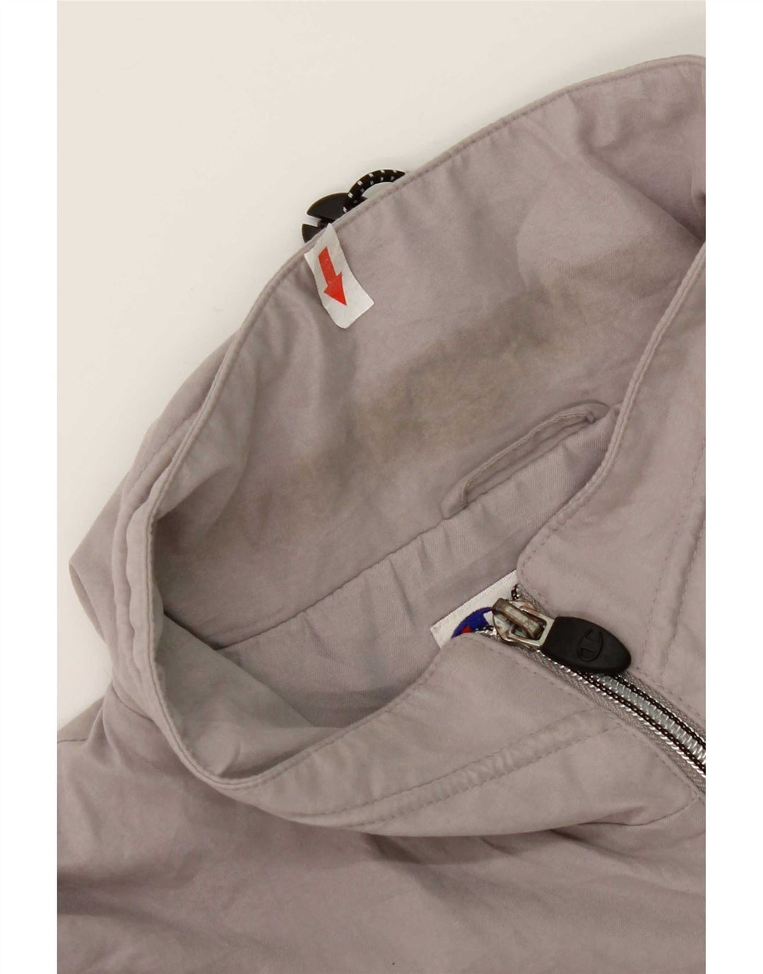 Champion Regnjakke til mænd UK 42 XL Grå Colourblock Polyester
