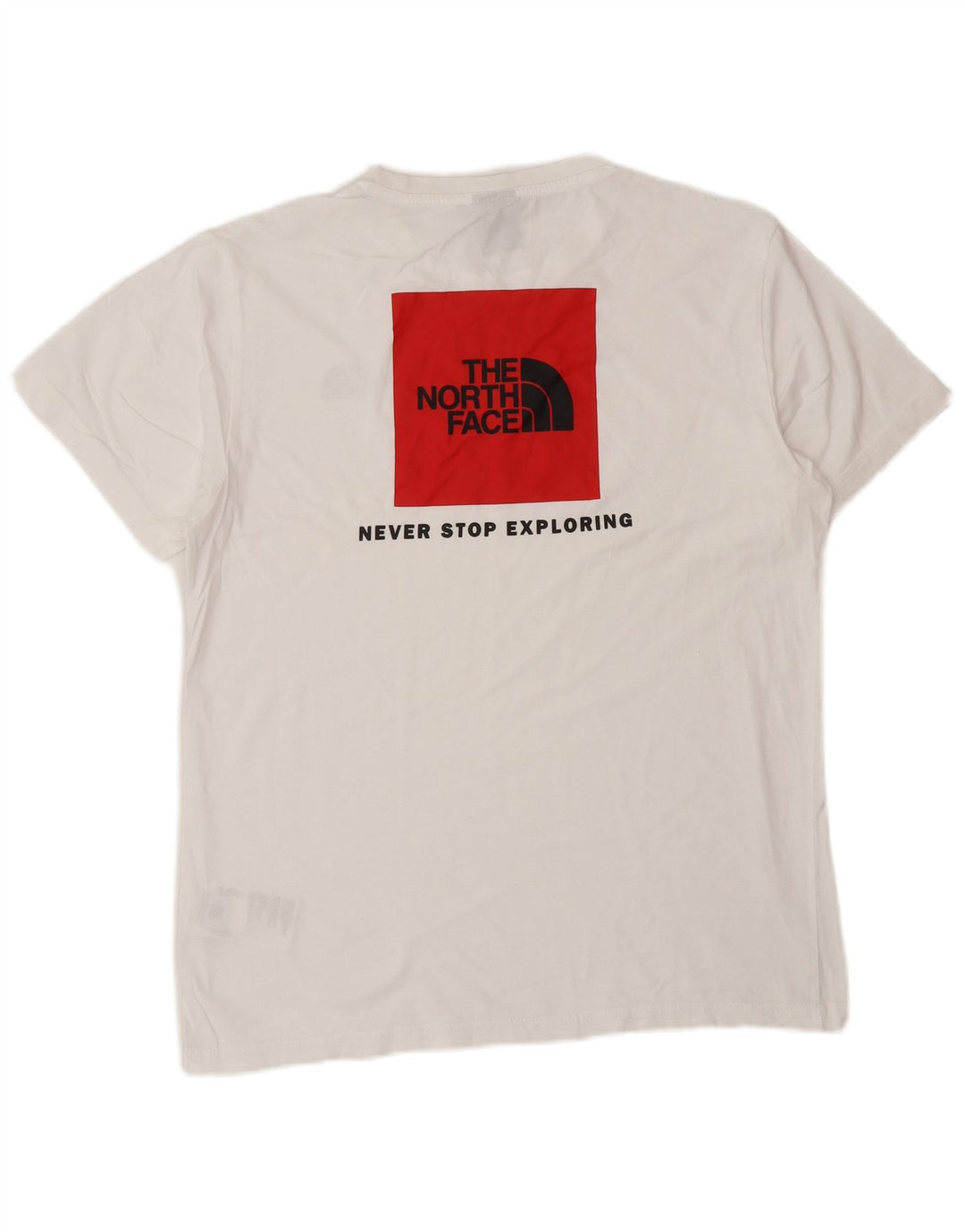 THE NORTH FACE Herre grafisk T-shirt Top Lille hvid bomuld