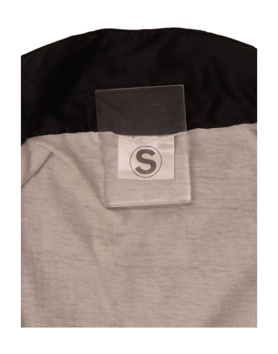 Vintage herre Loose Fit træningsdragt topjakke lille sort farveblok