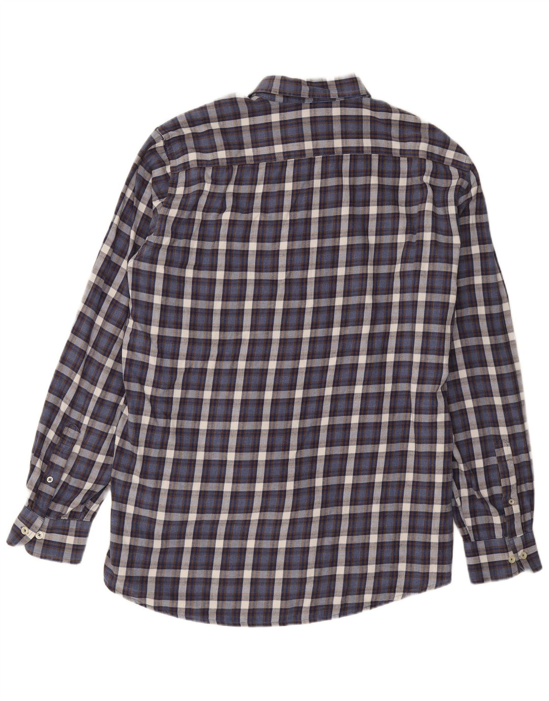 Carrera Herre Regular Fit Flanell Shirt 2XL Navy Blue Check