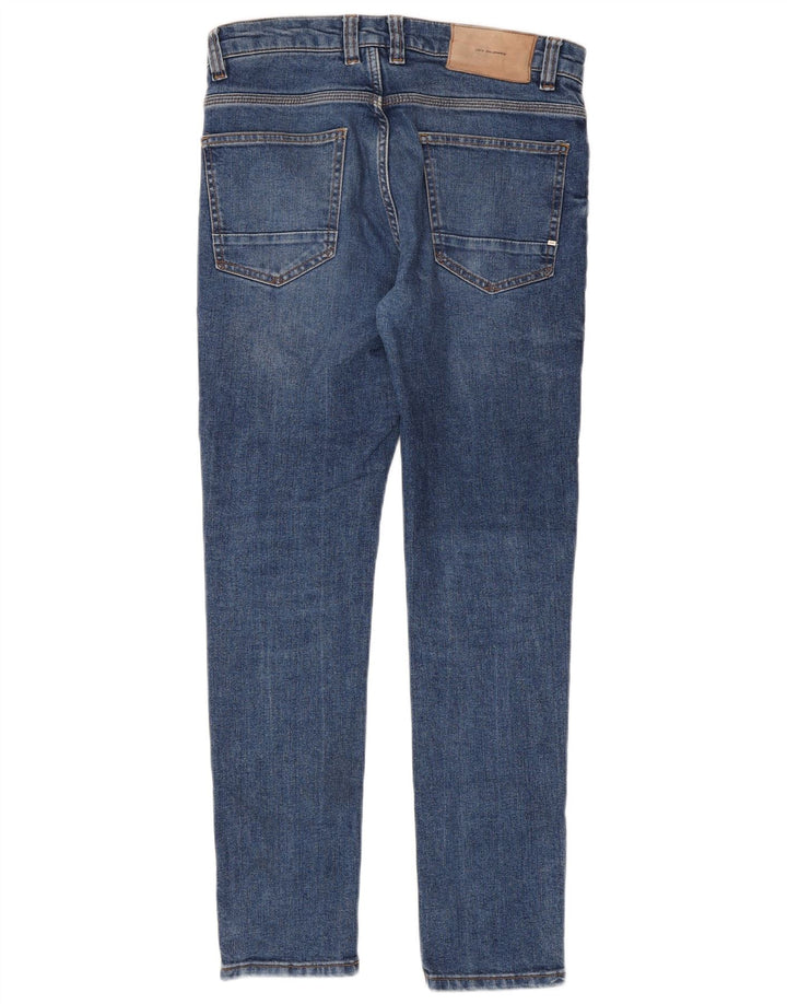 Zara Herre Slim Jeans EU 40 Medium W31 L30 Blå Bomuld
