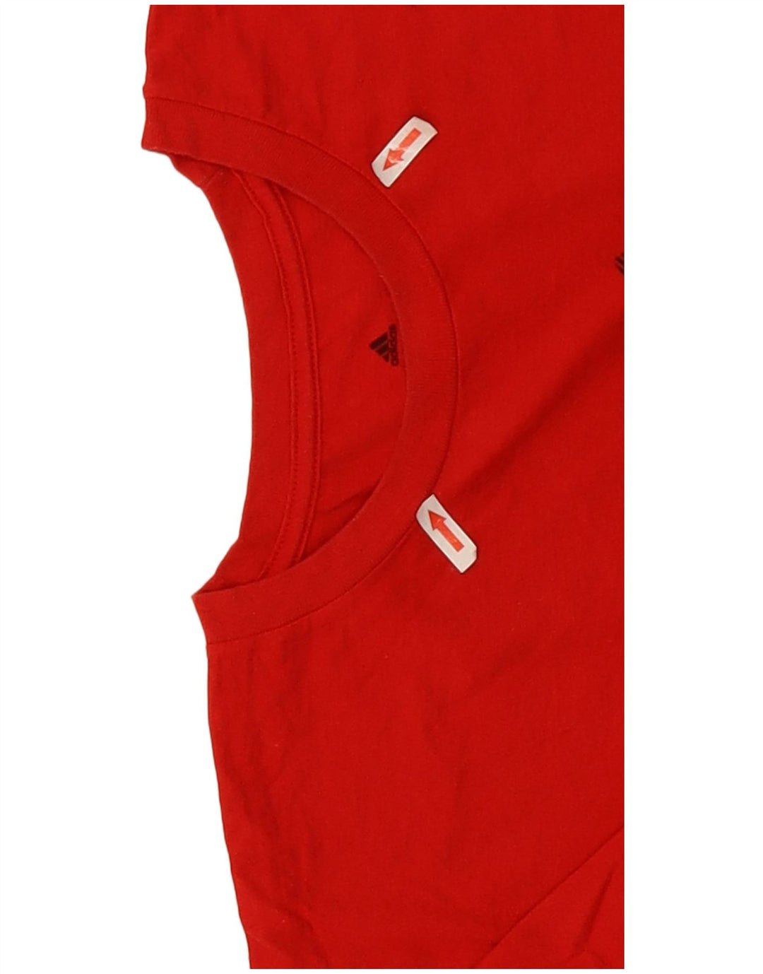 Adidas Grafisk T-shirt top til mænd, stor rød bomuld