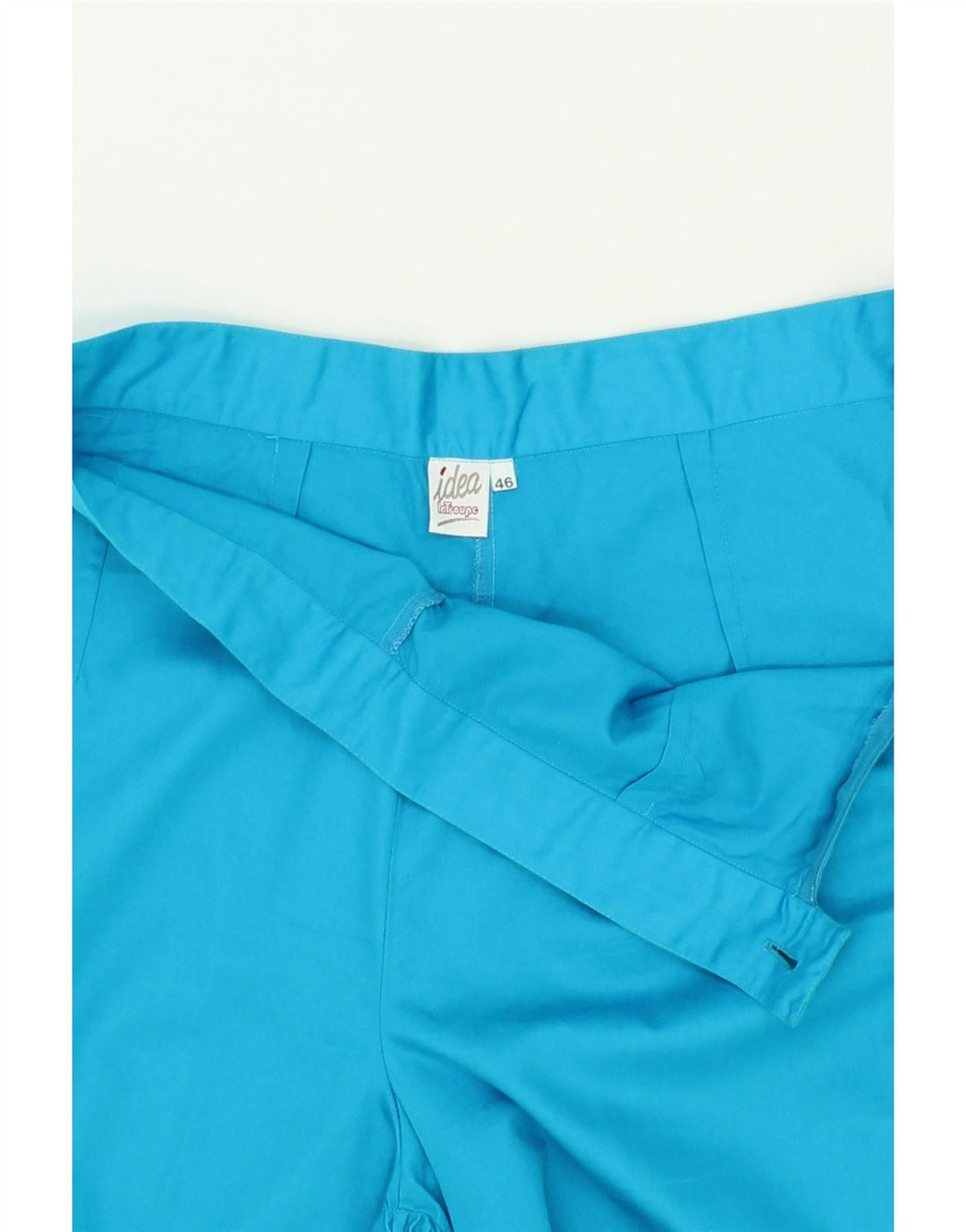 IDEA Womens High Waist Tapered Casual Trousers IT 46 Large W32 L28  Blue Vintage Idea and Second-Hand Idea from Messina Hembry 