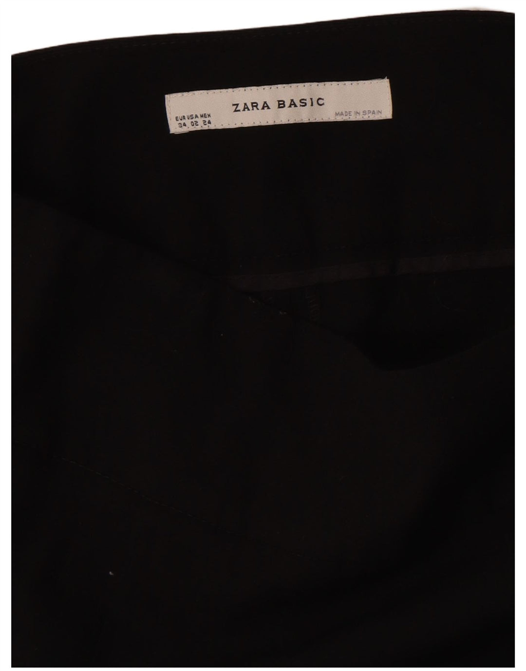 Zara Pencil Nederdel til kvinder EU 34 2XS W24 Sort