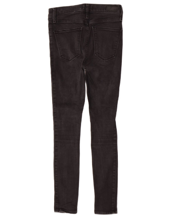Abercrombie & Fitch Dame Højtalje Skinny Jeans US 0 XS W25 L26 Grå