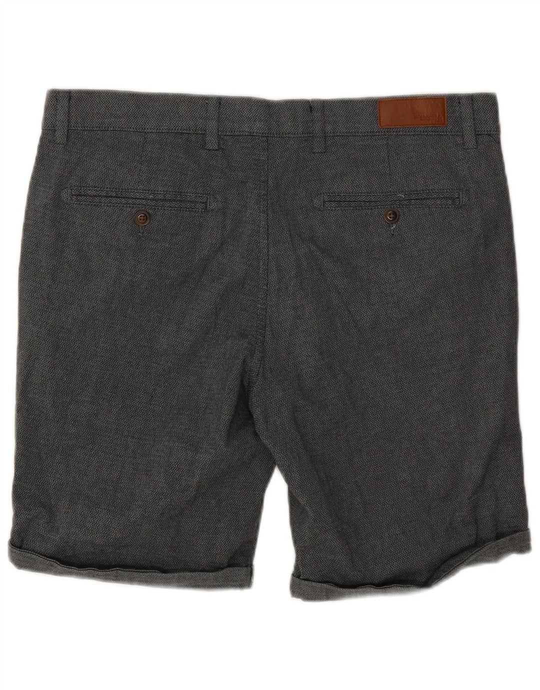 Jack & Jones Chino Shorts til mænd store W34 Grå plettet bomuld