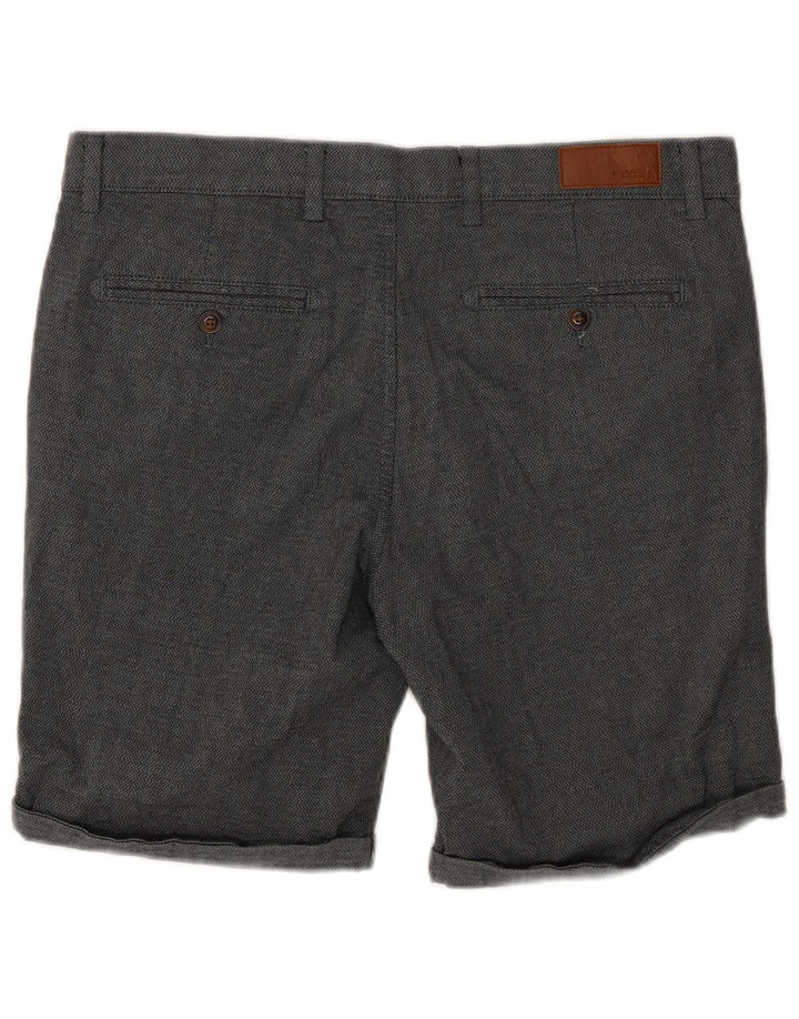 Jack & Jones Chino Shorts til mænd store W34 Grå plettet bomuld