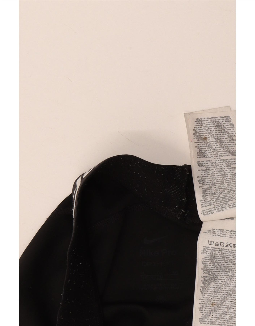 Nike piger grafiske leggings 13-14 år XL sort polyester