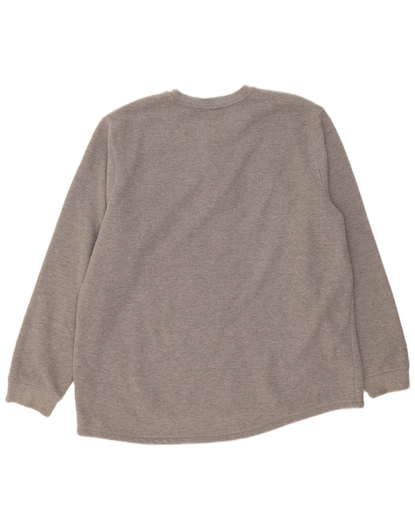 Lee Herre Regular Fit Sweatshirt Jumper 2XL Grå Bomuld