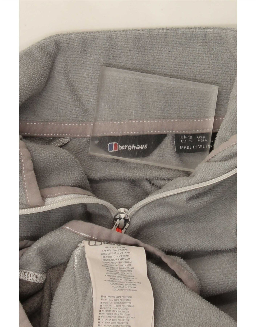 Berghaus Fleecejakke til kvinder UK 10 Lille Grå Polyester