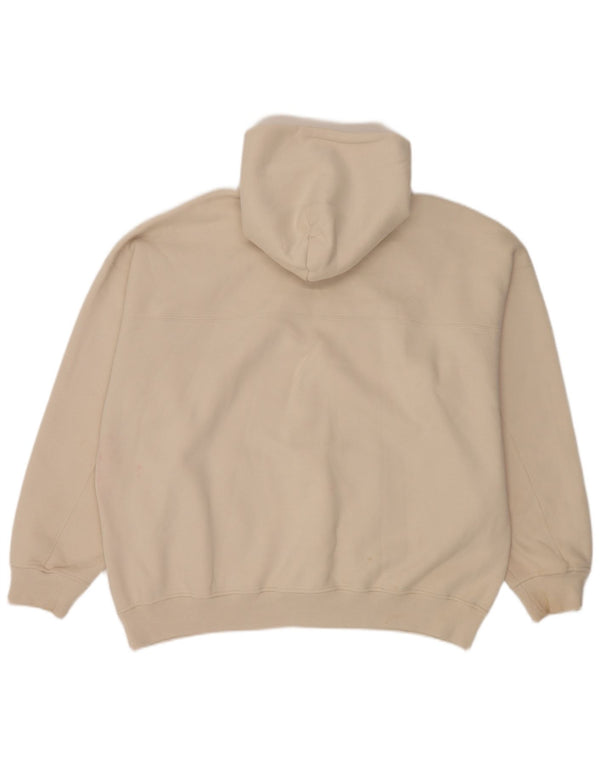 Abercrombie & Fitch Herre hættetrøje Jumper XL Beige Bomuld