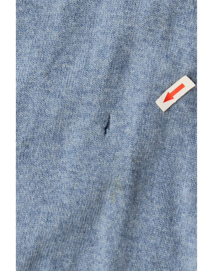 Marks & Spencer Herre Blue Harbor V-hals trøje Sweater Large Blue Flecked