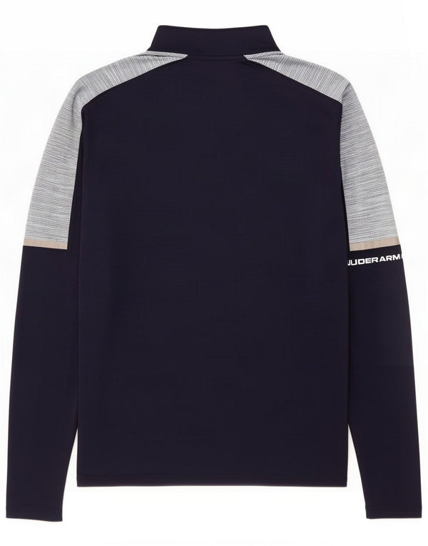 Under Armour Mens Graphic Pullover Tracksuit Top Small Navy Blue
