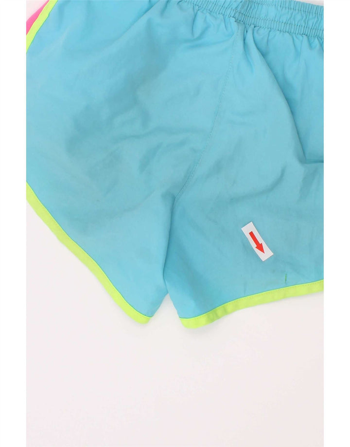 Nike sportsshorts til piger 5-6 år Medium Blue Colourblock Polyester