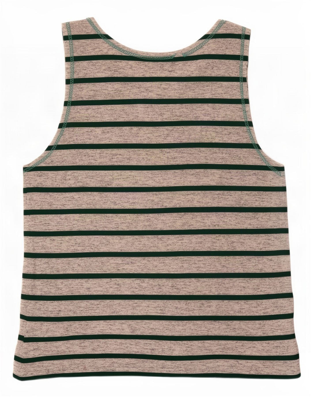 Vintage Herrevest Top Medium Grå Stribet