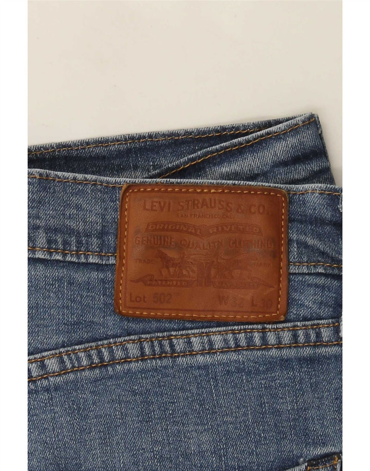 Levi's Herre 502 tilspidsede jeans W32 L30 Blå