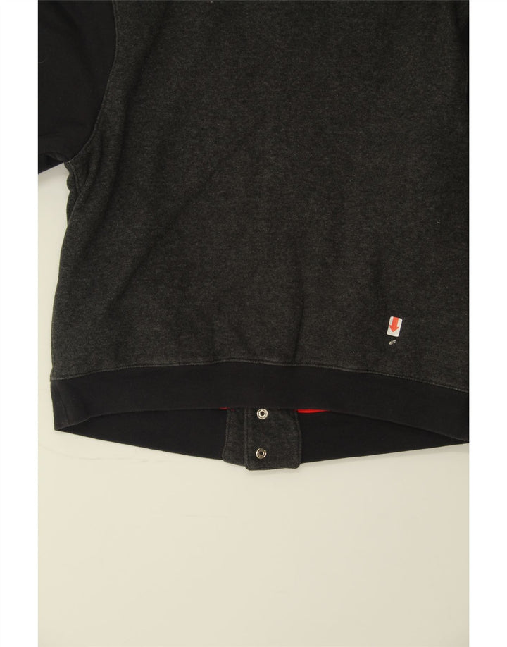 NIKE Boys Varsity Jacket 10-11 Years Medium Grey Colourblock Cotton Vintage Nike and Second-Hand Nike from Messina Hembry 